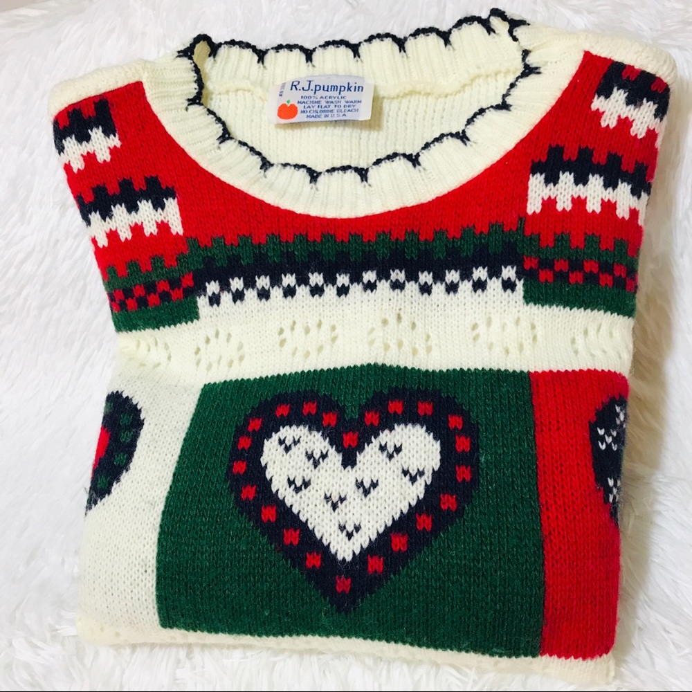 🍁Vintage R.J. Pumpkin Sweater